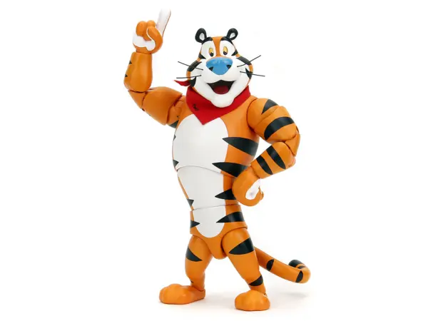 Tony the Tiger 6.75" Moveable Figure with Alternate Hands and Accessories "Kellogg's Frosted Flakes" Model by Jada #2