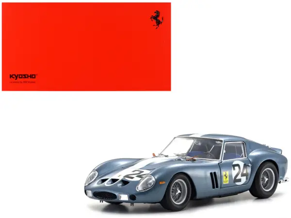 Ferrari 250 GTO #24 Phil Hill - Olivier Gendebien 2nd Place "Sebring 12 Hours" (1962) 1/18 Diecast Model Car by Kyosho #1