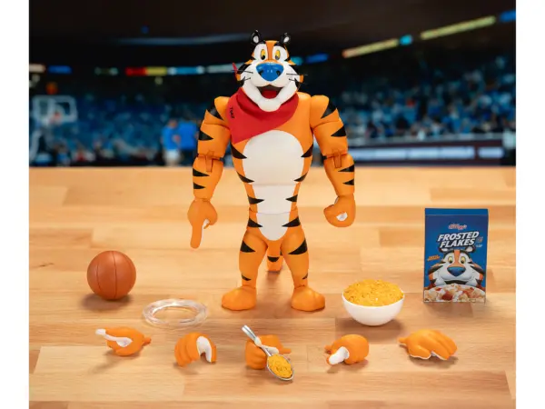 Tony the Tiger 6.75" Moveable Figure with Alternate Hands and Accessories "Kellogg's Frosted Flakes" Model by Jada #3