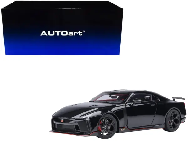 Nissan GT-R50 By ItalDesign Black and Matt Black 1/18 Model Car by Autoart #1