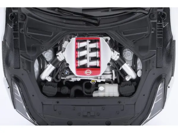 Nissan GT-R50 By ItalDesign Black and White Metallic 1/18 Model Car by Autoart #4