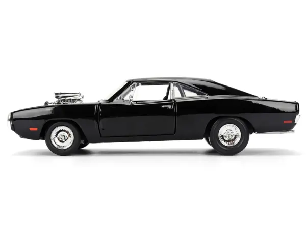 Dom's 1970 Dodge Charger R/T Black "F9" (2021) Movie "Fast & Furious" Series 1/24 Diecast Model Car by Jada #3