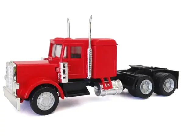 Peterbilt Long Tractor Red 1/87 (HO) Plastic Model Car by Promotex #2