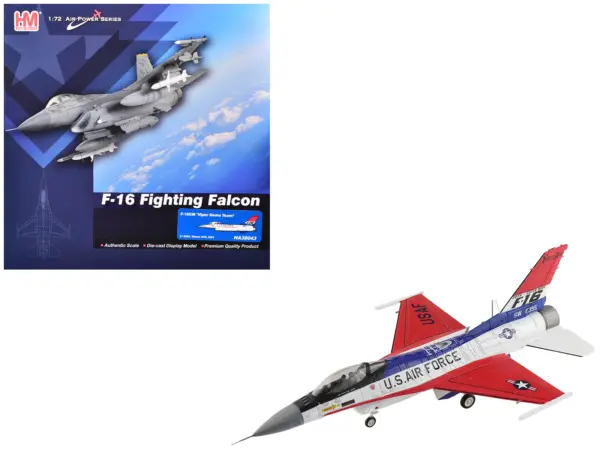 Lockheed F-16CM Fighting Falcon Fighter Aircraft "91-0395 Viper Demo Shaw Air Force Base" (2024) United States Air Force "Air Power Series" 1/72 Diecast Model by Hobby Master #1