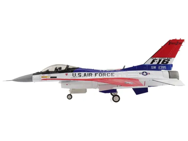 Lockheed F-16CM Fighting Falcon Fighter Aircraft "91-0395 Viper Demo Shaw Air Force Base" (2024) United States Air Force "Air Power Series" 1/72 Diecast Model by Hobby Master #2