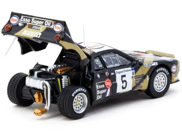 Lancia 037 Rally #5 Fabrizio Tabaton - Luciano Tedeschini Winner "Rally Catalunya" (1985) "Hobby64+" Series 1/64 Diecast Model Car by Tarmac Works #2