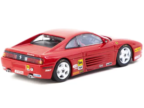 Ferrari 348 Challenge "Presentation Version" Red "Hobby64" Series 1/64 Diecast Model by Tarmac Works #3