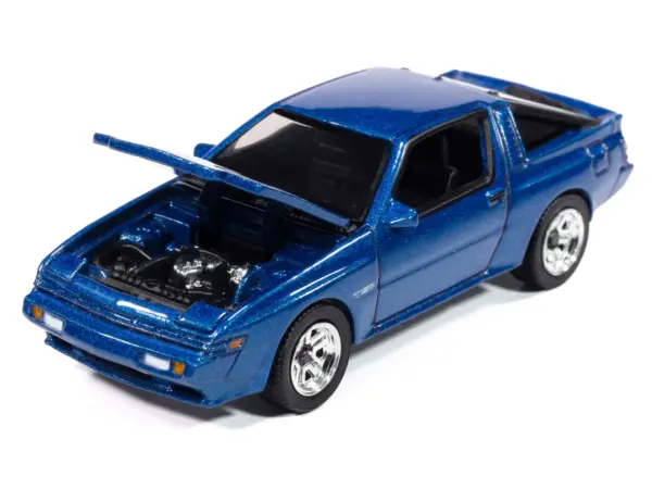 1988 Chrysler Conquest TSi Bright Blue Metallic "Modern Muscle" Series 1/64 Diecast Model Car by Auto World #2