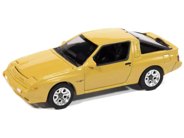 1988 Chrysler Conquest TSi San Marino Yellow "Modern Muscle" Series 1/64 Diecast Model Car by Auto World #3