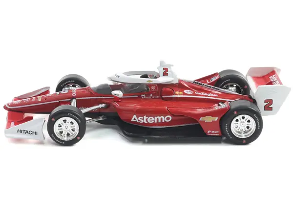 Dallara IndyCar #2 Josef Newgarden "Astemo" Team Penske (Road Course Configuration) "NTT IndyCar Series" (2025) 1/64 Diecast Model Car by IXO Models #2