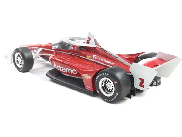Dallara IndyCar #2 Josef Newgarden "Astemo" Team Penske (Road Course Configuration) "NTT IndyCar Series" (2025) 1/18 Diecast Model Car by IXO Models #3