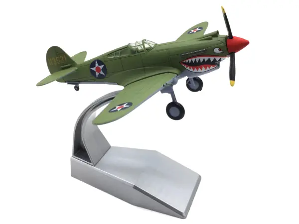 Curtiss P-40E Warhawk Fighter Aircraft "China-Burma-India Theater" (1942) United States Army Air Forces 1/72 Diecast Model Airplane #4