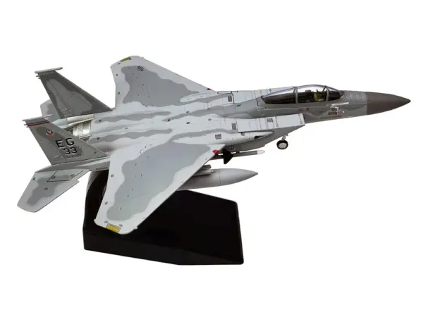 McDonnell Douglas F-15C Eagle Aircraft "MiG Killer Gulf Spirit 58th Tactical Fighter Squadron 33rd Tactical Fighter Wing Desert Storm" (1991) United States Air Force 1/100 Diecast Model Airplane #2