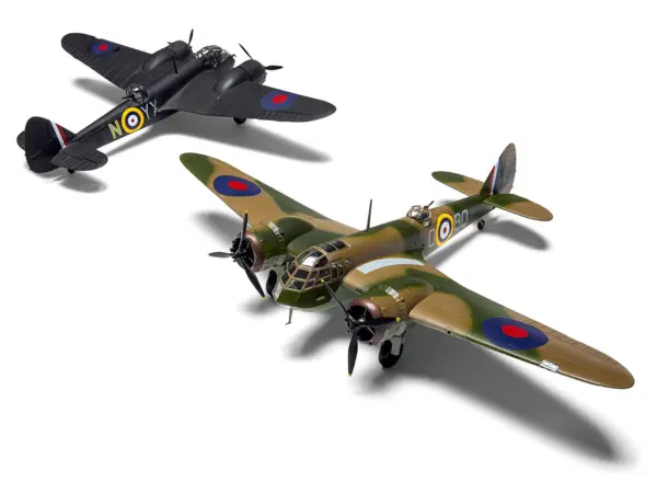 Level 2 Model Kit Bristol Blenheim Mk.IF Aircraft with 2 Scheme Options 1/72 Plastic Model Kit by Airfix #2