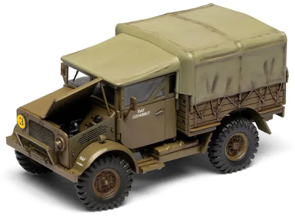 Level 2 Model Kit WWII 15-cwt 4x2 General Service Truck with 2 Scheme Options 1/48 Plastic Model Kit by Airfix #3