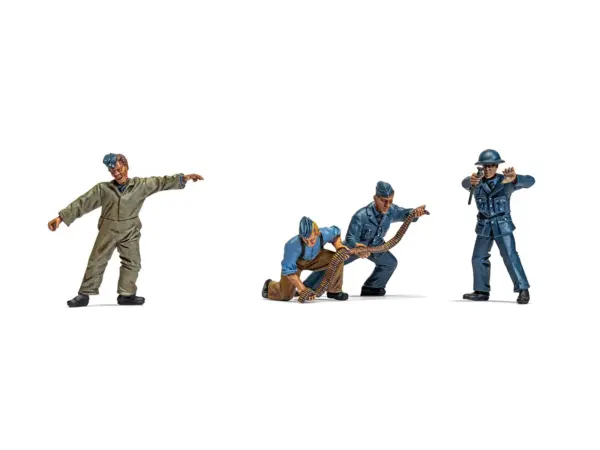 Level 1 Model Kit WWII RAF Ground Crew Figure and Accessory Set 1/48 Plastic Model Kit by Airfix #5