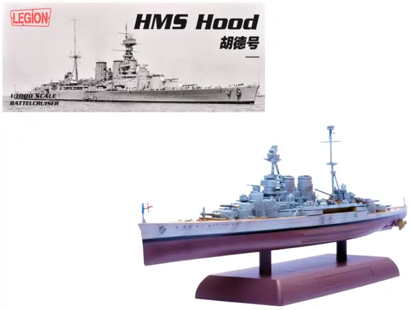 HMS Hood Battlecruiser "British Royal Navy" 1/1000 Diecast Model by Legion #1