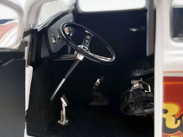 1933 Gasser "Nitro Methane" White and Brown Limited Edition to 348 pieces Worldwide 1/18 Diecast Model Car by ACME #4