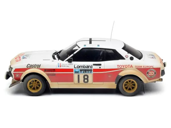 Toyota Celica 2000 GT (RA21) #18 Jean-Luc Therier - Michel Vial (Dirty Version) "RAC Rally" (1977) 1/18 Diecast Model Car by IXO Models #2