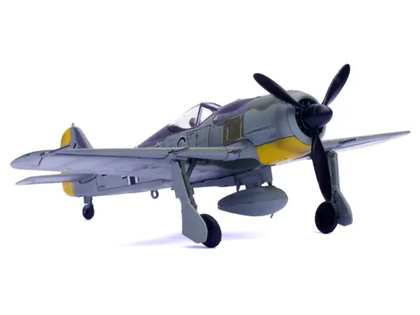 Focke-Wulf Fw 190A Aircraft "14-Victory Ace Hauptmann Wilhelm Gath Stab/JG 26 Schlageter France" (1942) German Luftwaffe 1/72 Diecast Model Airplane by Legion #4