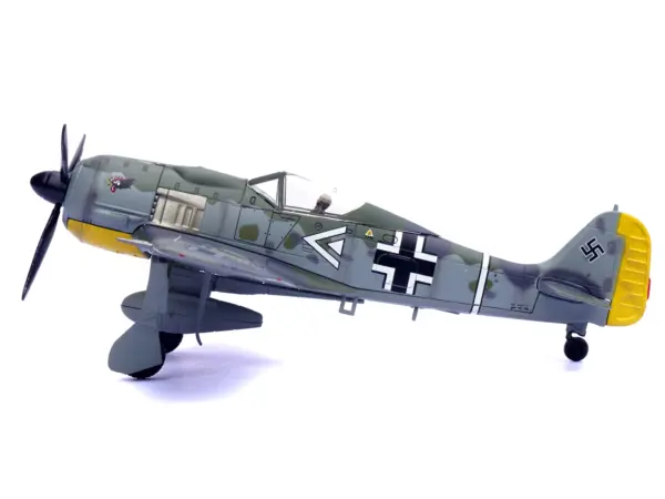 Focke-Wulf Fw 190A Aircraft "108-Victory Ace Hauptmann Hans 'Assi' Hahn Gruppenkommandeur III./JG 2 Richthofen France" (1942) German Luftwaffe 1/72 Diecast Model Airplane by Legion #2