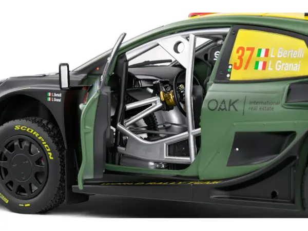 Ford Puma Rally1 Hybrid #37 Lorenzo Bertelli - Lorenzo Granai "Rally New Zealand" (2022) "Competition" Series 1/18 Diecast Model Car by Solido #3