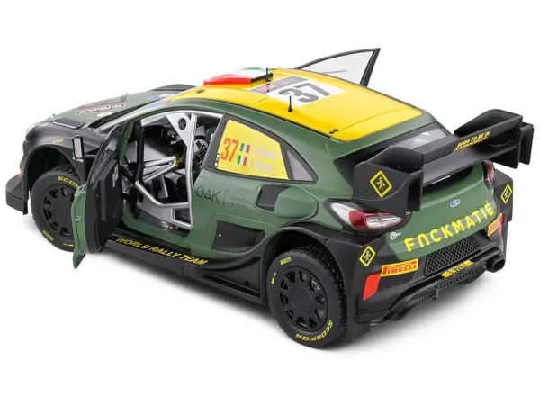 Ford Puma Rally1 Hybrid #37 Lorenzo Bertelli - Lorenzo Granai "Rally New Zealand" (2022) "Competition" Series 1/18 Diecast Model Car by Solido #4