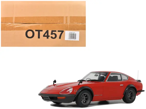 1972 Nissan Fairlady 240ZG RHD (Right Hand Drive) Grand Prix Red Limited Edition to 3000 pieces Worldwide 1/18 Model Car by Otto Mobile #1