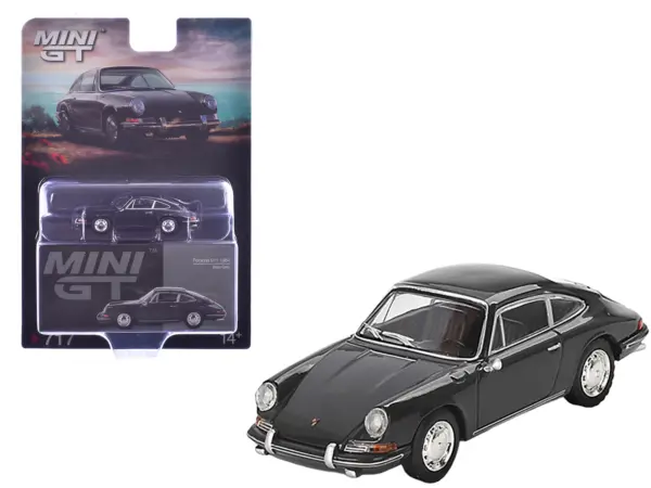 1964 Porsche 911 Slate Gray Limited Edition 1/64 Diecast Model Car by Mini GT #1