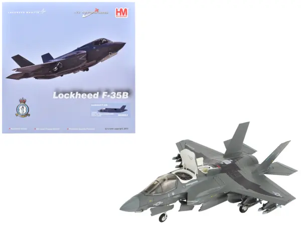 Lockheed F-35B Lightning II Aircraft (Beast Mode) "169623 VMFA-242 Bats Iwakuni Japan" (2024) United States Marine Corps "Air Power Series" 1/72 Diecast Model by Hobby Master #1