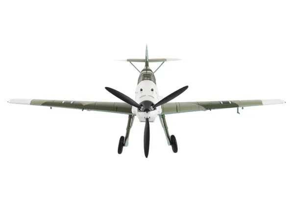 Messerschmitt Bf 109E-3 Fighter Aircraft "Yellow 15 Karl Wolff III/JG 52 France" (1940) German Luftwaffe "Air Power Series" 1/48 Diecast Model by Hobby Master #2