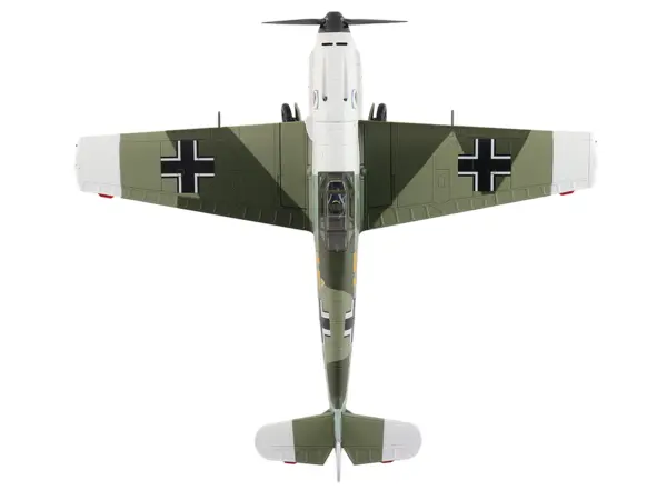 Messerschmitt Bf 109E-3 Fighter Aircraft "Yellow 15 Karl Wolff III/JG 52 France" (1940) German Luftwaffe "Air Power Series" 1/48 Diecast Model by Hobby Master #4