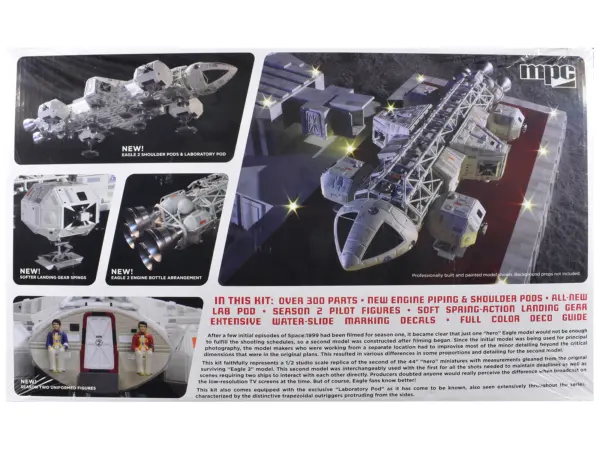 Skill 2 Model Kit Eagle 2 Laboratory Pod "Space: 1999" (1975-1977) TV Series 1/48 Scale Model by MPC #4