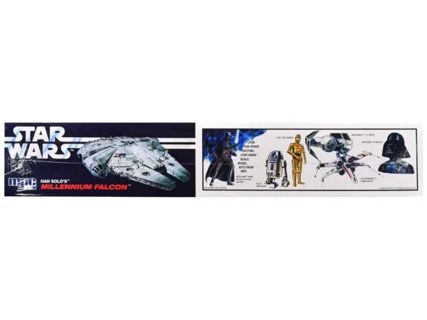 Skill 3 Model Kit Han Solo's Millennium Falcon "Star Wars: A New Hope" (1977) Movie 1/72 Scale Model by MPC #3