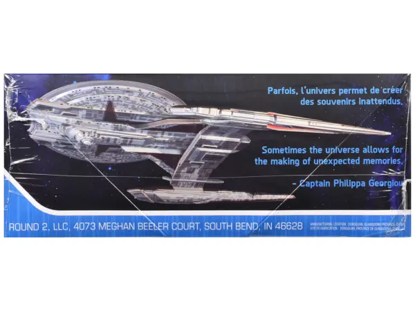 Skill 2 Snap Model Kit U.S.S. Shenzhou NCC-1227 Spacecraft "Star Trek: Discovery" (2017-2024) TV Series 1/2500 Scale Model by Polar Lights #3