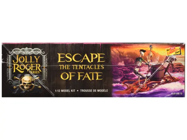 Skill 2 Model Kit Jolly Roger Series "Escape the Tentacles of Fate" Diorama Set 1/12 Scale Model by Lindberg #2