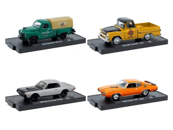 "Auto-Drivers" Set of 4 pieces in Blister Packs Release 127 Limited Edition to 7500 pieces Worldwide 1/64 Diecast Model Cars by M2 Machines #2