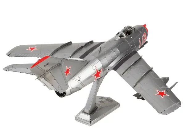 Model Kit Mikoyan-Gurevich MiG-15 Fighter Aircraft "Korean War" Soviet Air Force (Moderate Difficulty) Steel Model by Metal Earth #4