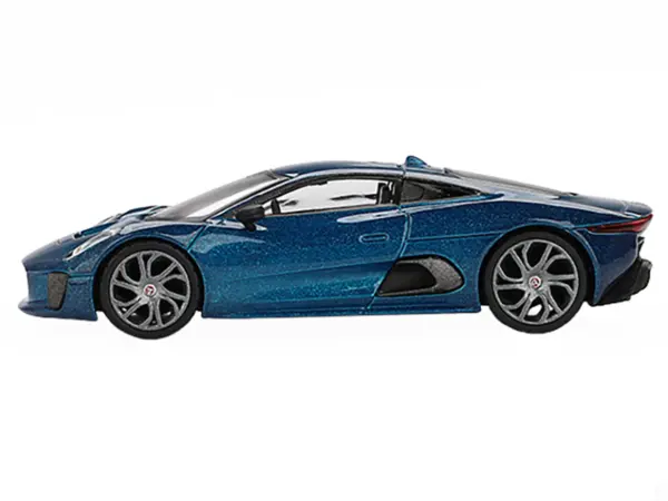 Jaguar C-X75 Blue Metallic Limited Edition 1/64 Diecast Model Car by Mini GT #2