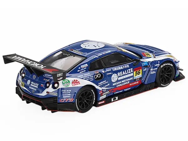 Nissan GT-R NISMO GT3 #56 Joao Paulo de Oliveira - Teppei Natori "REALIZE Nissan Mechanic Challenge GT-R" "Super GT Series" (2023) Limited Edition 1/64 Diecast Model Car by Mini GT #3