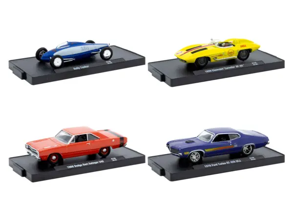 "Auto-Drivers" Set of 4 pieces in Blister Packs Release 126 Limited Edition to 9600 pieces Worldwide 1/64 Diecast Model Cars by M2 Machines #2