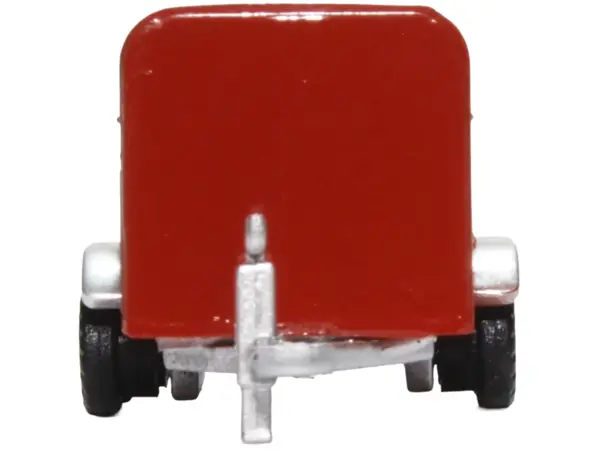 Livestock Trailer Red 1/148 (N) Scale Diecast Model Car by Oxford Diecast #3