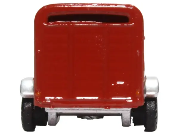 Livestock Trailer Red 1/148 (N) Scale Diecast Model Car by Oxford Diecast #4