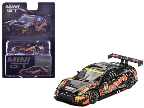 Nissan GT-R NISMO GT3 #10 Hironobu Yasuda - Riki Okusa "PONOS GAINER" "Super GT Series" (2023) Limited Edition 1/64 Diecast Model Car by Mini GT #1
