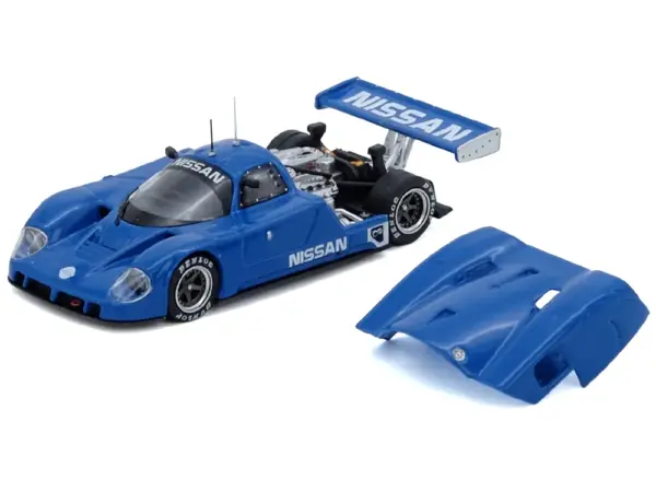 Nissan R89C "Works Prototype" Blue "World Sports Car Championship" (1989) 1/64 Diecast Model Car by Inno Models #2