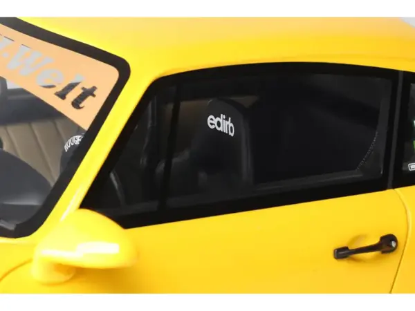 2024 Porsche 911 (964) RWB "Qeema" Yellow 1/18 Model Car by GT Spirit #2