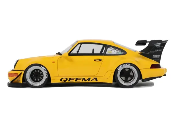 2024 Porsche 911 (964) RWB "Qeema" Yellow 1/18 Model Car by GT Spirit #4