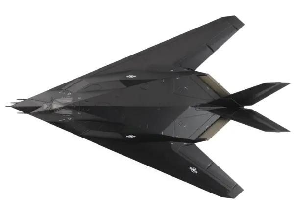 Lockheed F-117A Nighthawk Stealth Aircraft "84-0809" (2022) United States Air Force "Air Power Series" 1/72 Diecast Model by Hobby Master #4