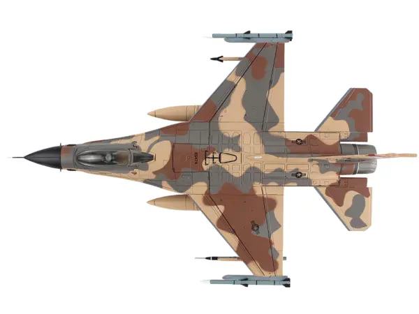 Lockheed F-16C Fighting Falcon Fighter Aircraft "85-474 Rockslide 706th Aggressor Squadron" United States Air Force "Air Power Series" 1/72 Diecast Model by Hobby Master #4