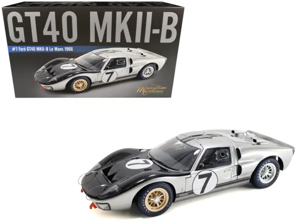 Ford GT40 MKII-B #7 Graham Hill - Brian Muir "Alan Mann Racing" "24 Hours of Le Mans" (1966) "Masterpiece Collection" 1/12 Diecast Model Car by ACME #1